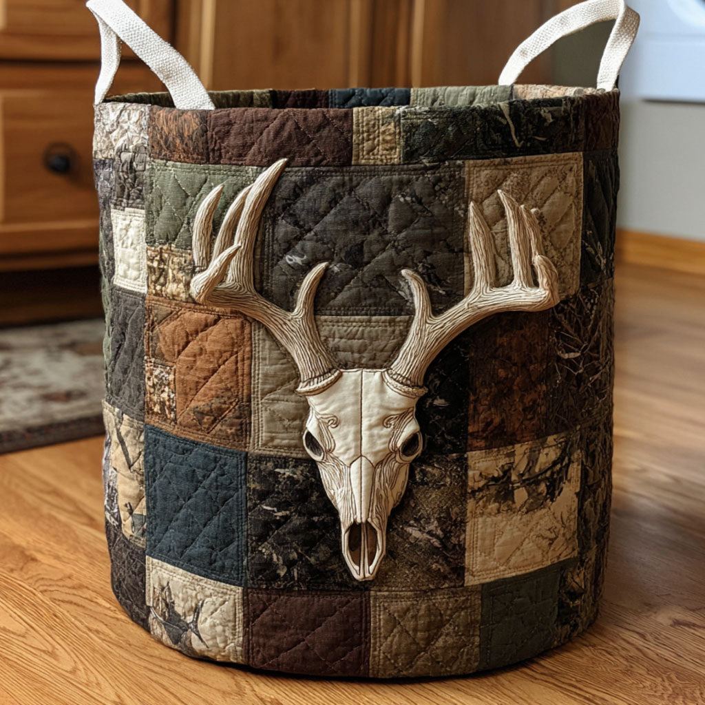 Woodland Antlers Laundry Basket Laundry Gifts, Housewarming Gift Ideas, Mother's Day Gifts
