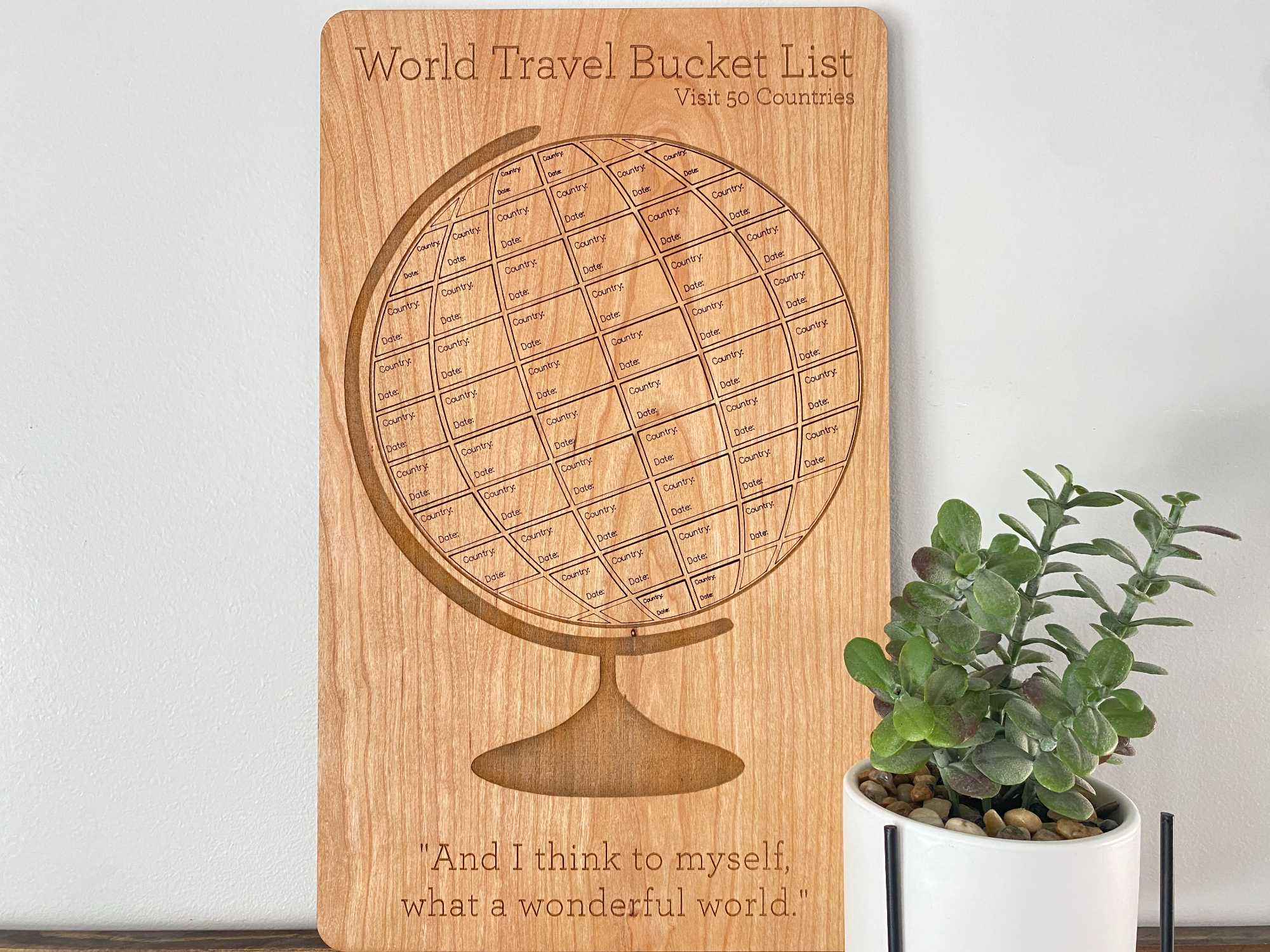 World Travel Bucket List, Best Travel Gift