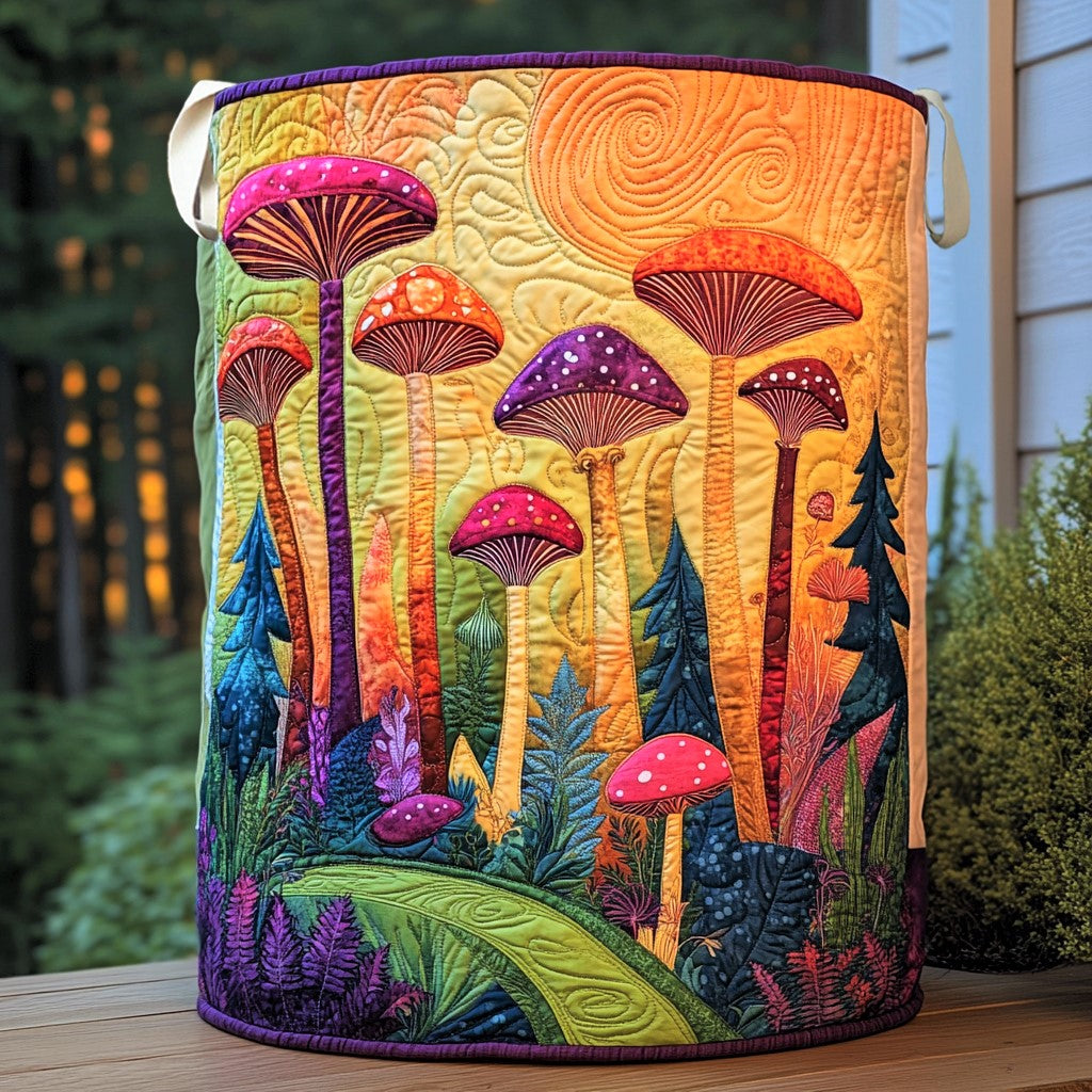 Yuletide Mushroom Laundry Basket Laundry Gifts, Housewarming Gift Ideas, Mother's Day Gifts