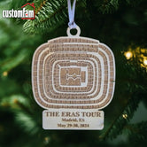 The Eras Tour Madrid Stadium Ornament, Personalized Christmas Ornament