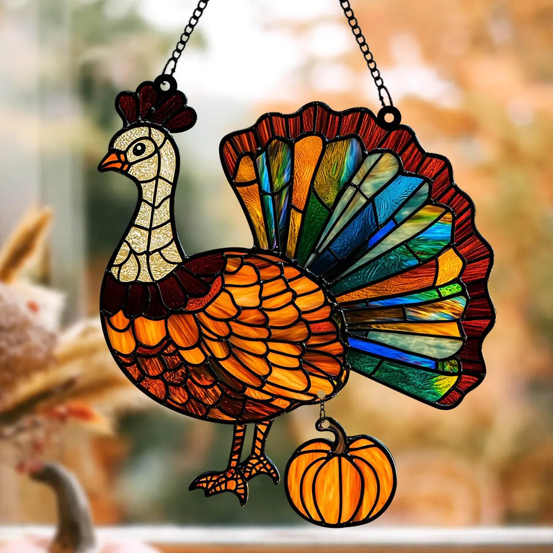 Thanksgiving Turkey Acrylic Ornament, Thanksgiving Decoration