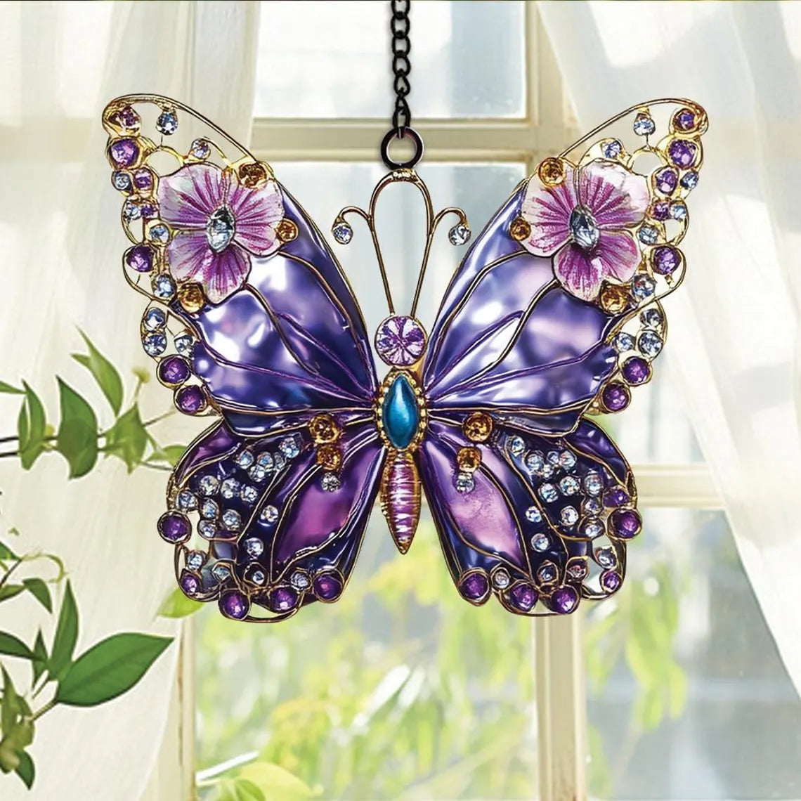 Butterfly Acrylic Ornament, Butterfly Garden Decor