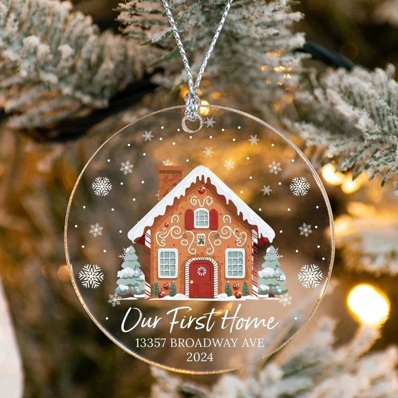 Our First Home Christmas Ornament, New Home Keepsake Gift