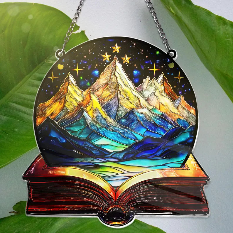 Night Court Acrylic Suncatcher Ornament, Bookish Gift, Book Reader Gift