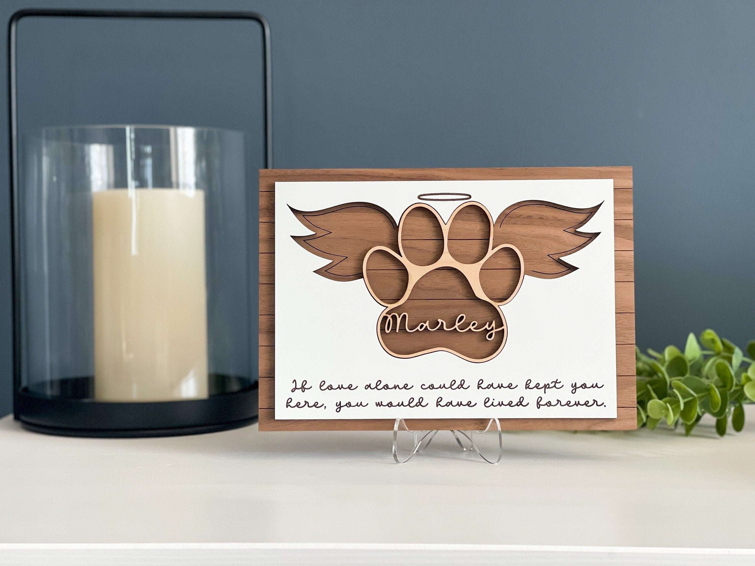 Personalized Pet Memorial Sign, Pet Memorial Gift, Pet Loss Gift, Gifts For Dog Lover