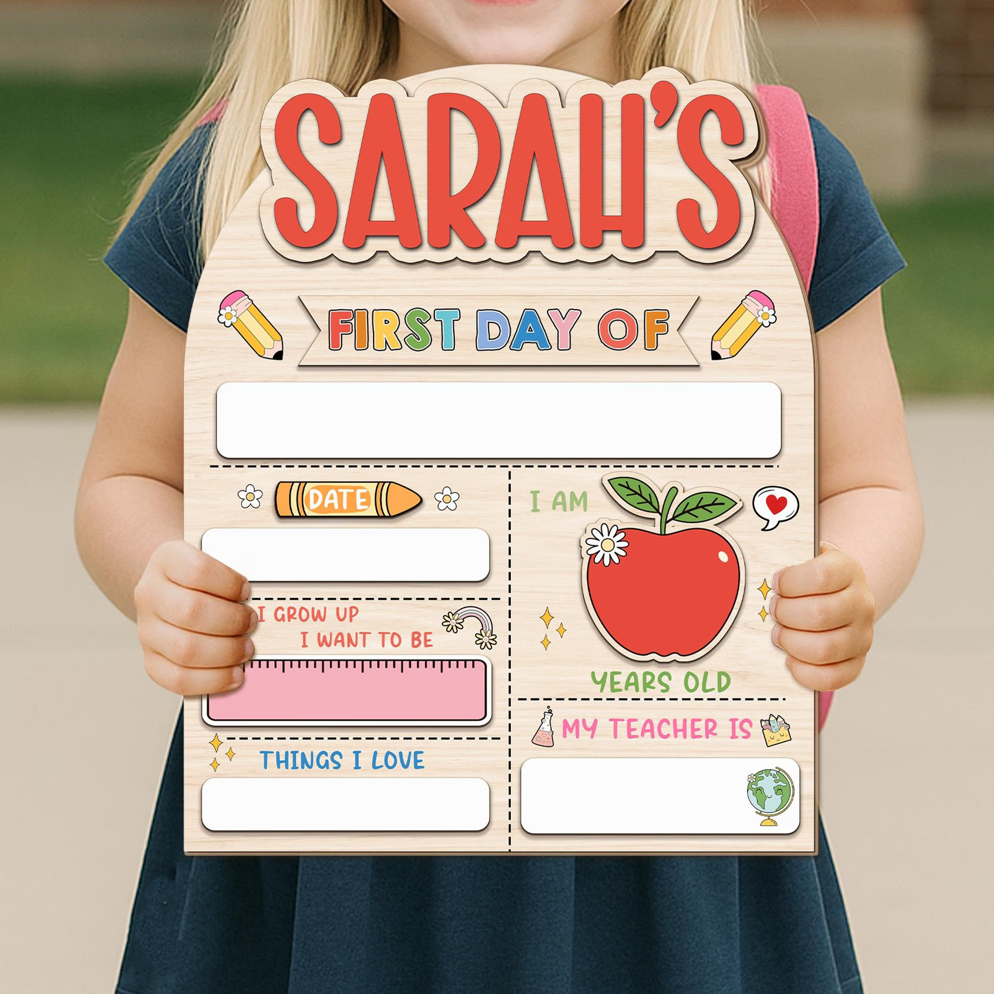 First Day of Kindergarten Sign, Last Day of Kindergarten Sign, 1st Day of Preschool Sign, Back to School