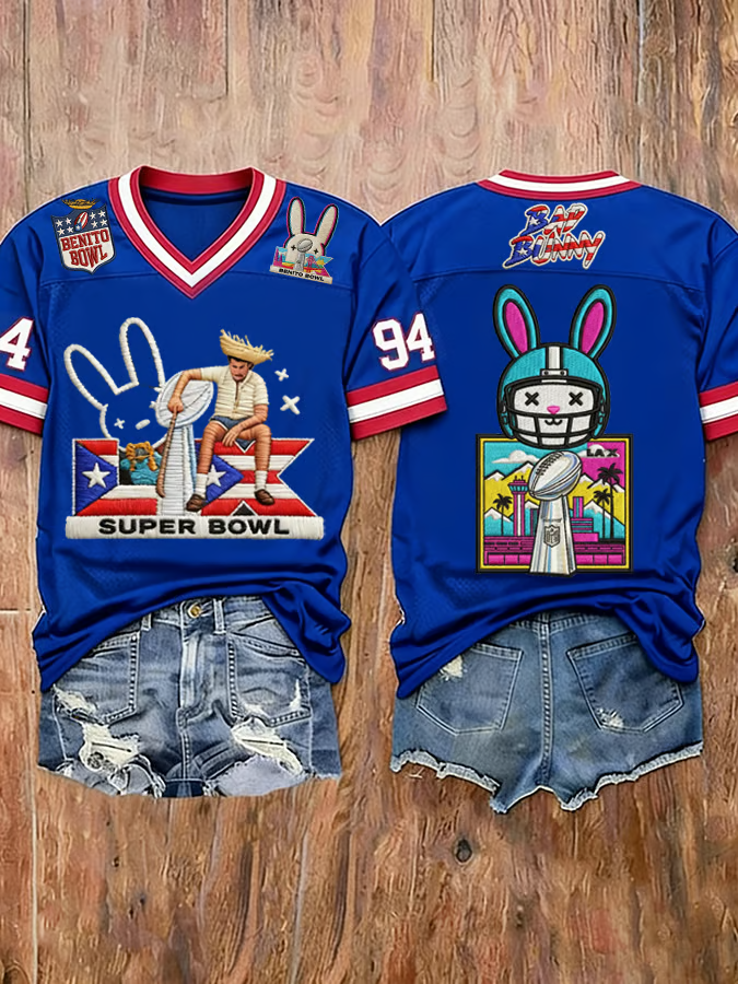 Benito Bowl Halftime Tee, Bad Bunny 94 Shirt, Bad Bunny LX Shirt, Bad Bunny Fan Gift