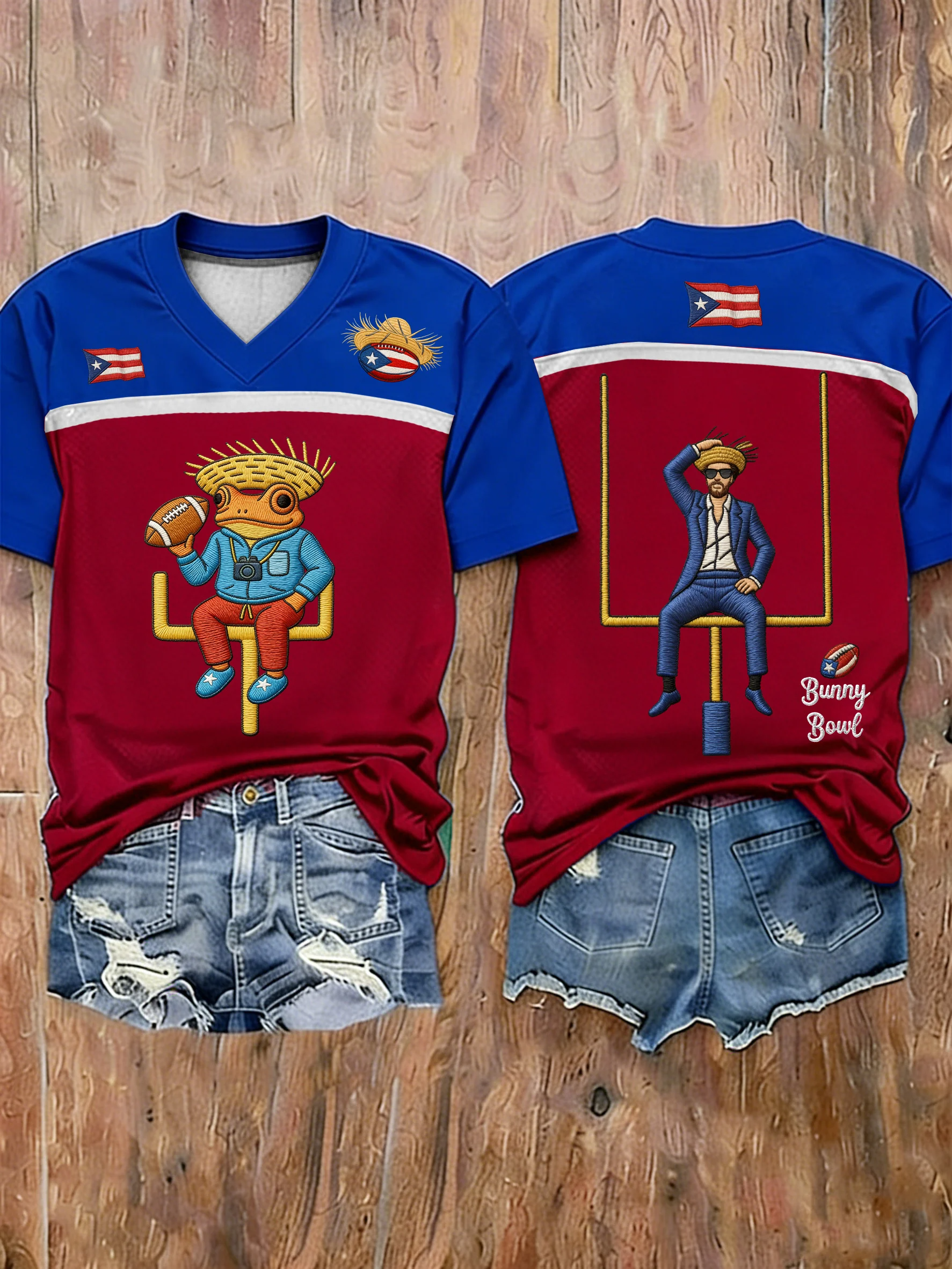 Frog Sapo Concho Benito Bowl Shirt, Bad Bunny Football Tee With Puerto Rico Flag Bad Bunny Gift