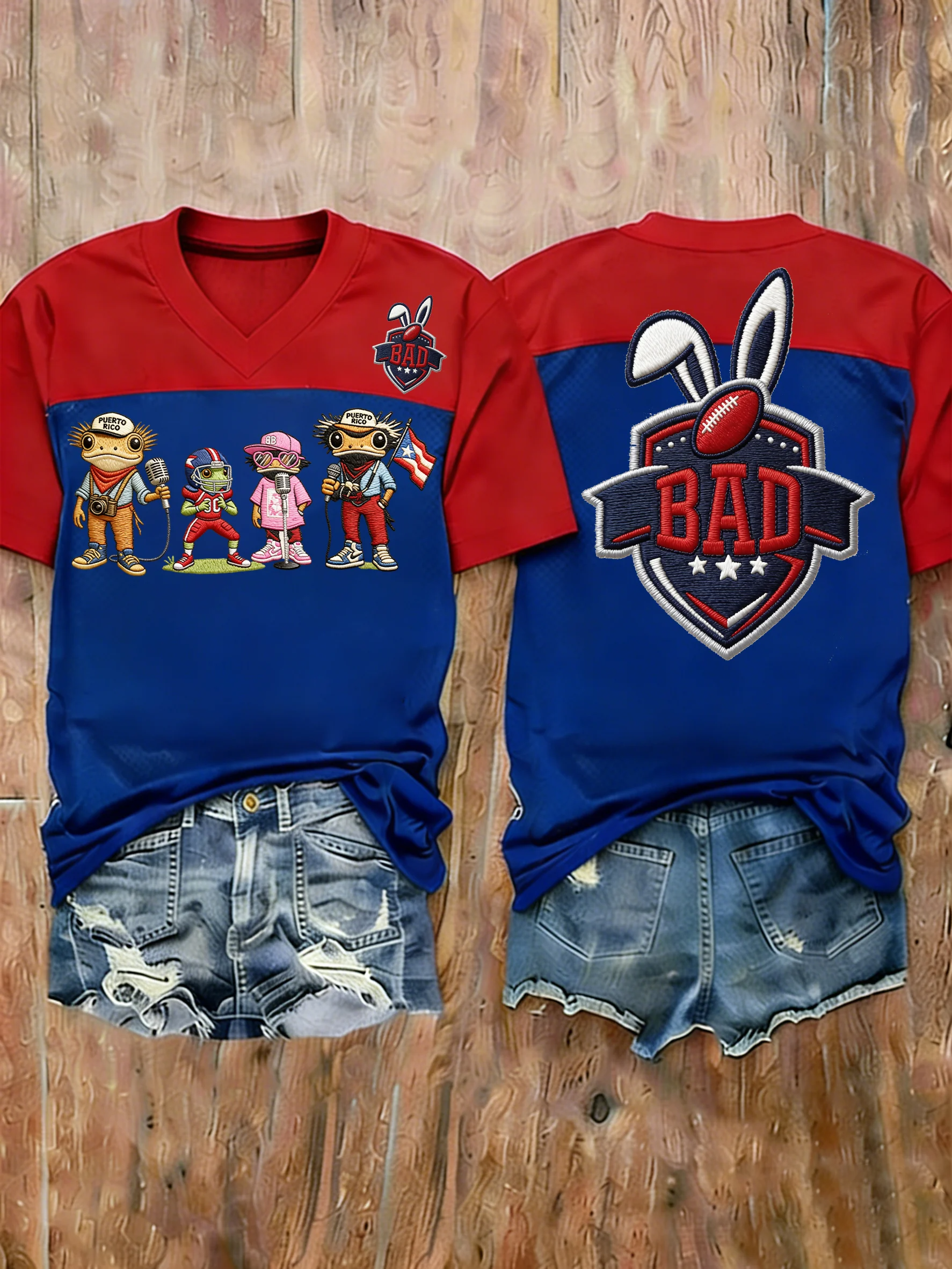 Coqui Frog Puerto Rico Puerto Rican Flag Shirt, Bad Bunny Football Tee Bad Bunny Gift