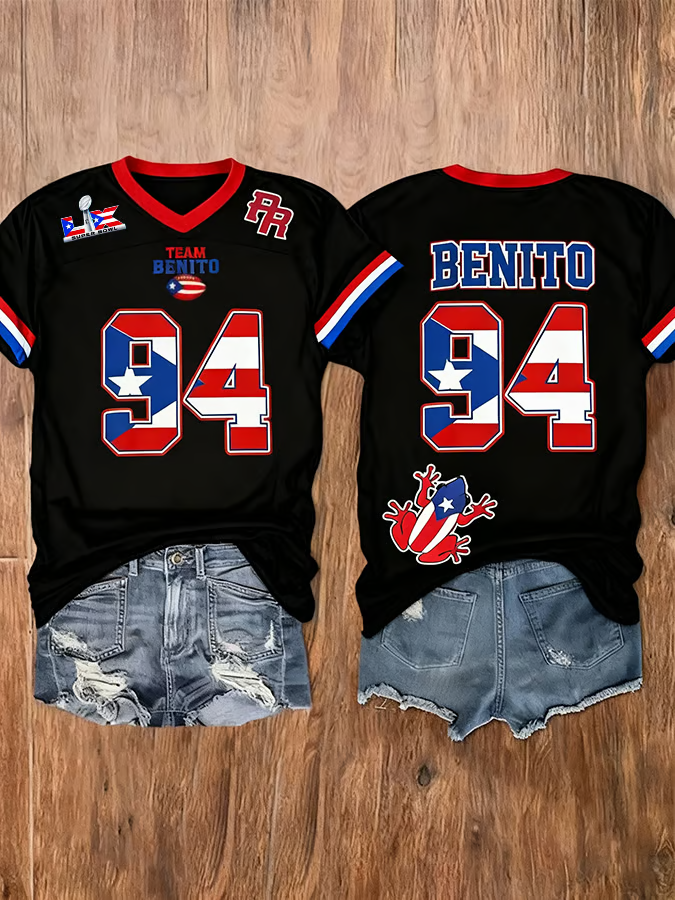 The Big Game Football Music Lover Printed Shirt, Bad Bunny Gift