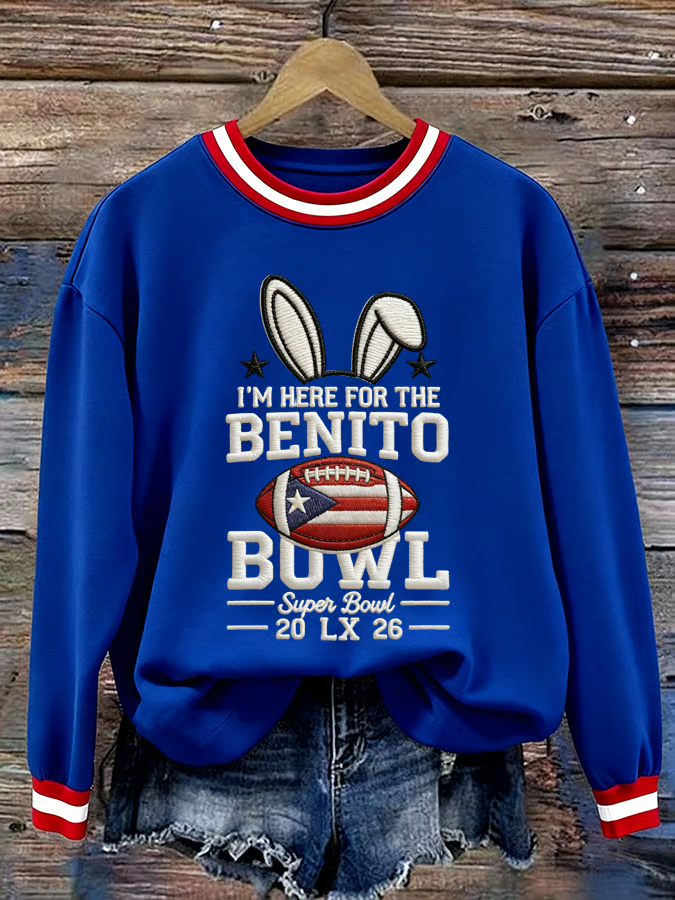 Benito Bowl Puerto Rico Baseball Jersey, Benito Team Football Puerto Rico Flag Long Sleeve, Jersey Football Shirt