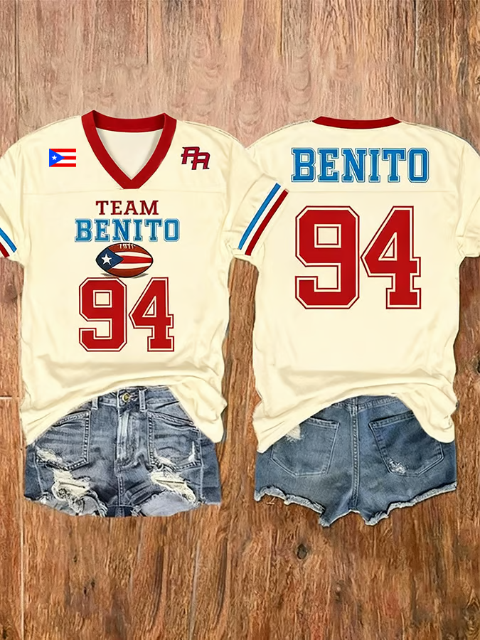 Bad Bunny Benito Bowl Shirt, 2026 Puerto Rico Unisex Football Show Shirt, Jersey Football Shirt