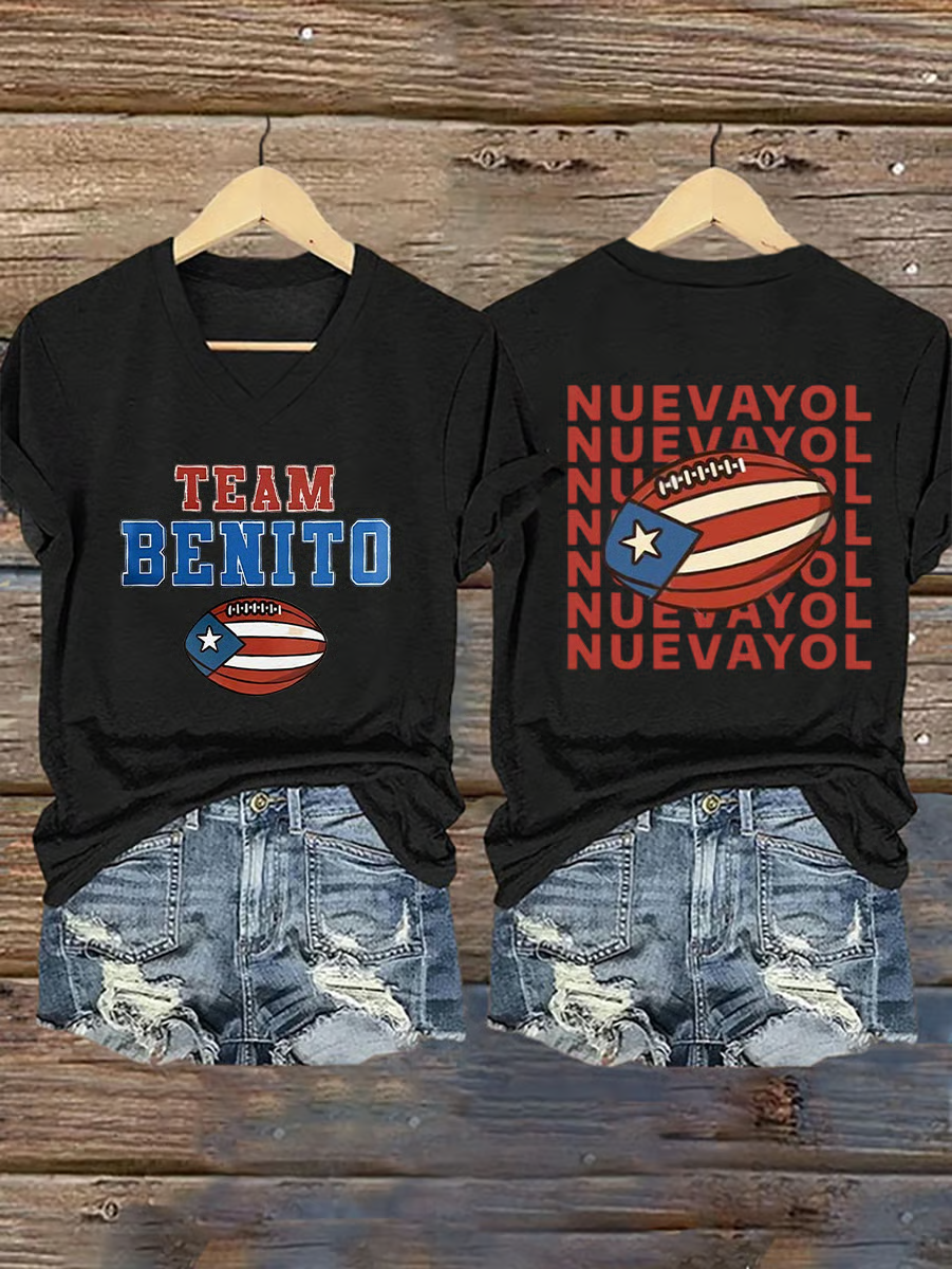 Benito Bowl LX Half Time Shirt, Bad Bunny Football Tee With Puerto Rico Flag Bad Bunny Gift