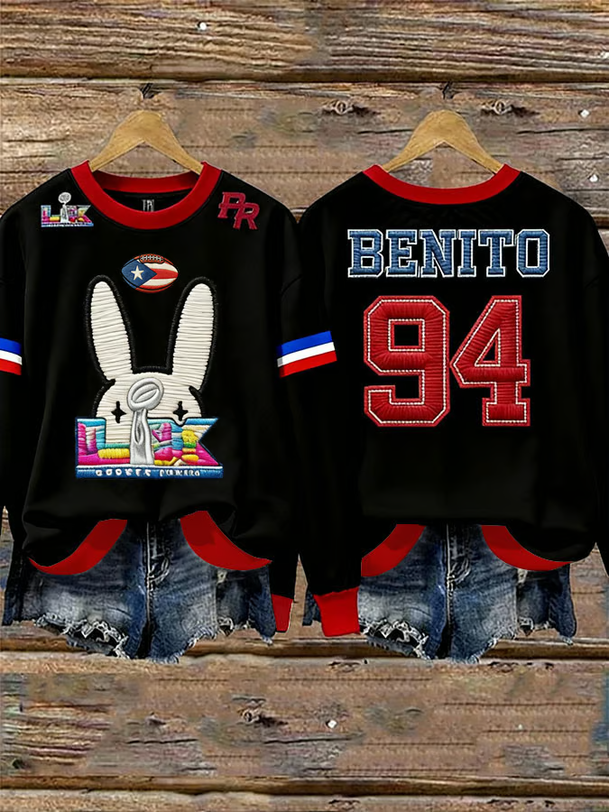 Puerto Rico Baseball Jersey, Benito Team Football Puerto Rico Flag Jersey, Football US Jersey Football Shirt