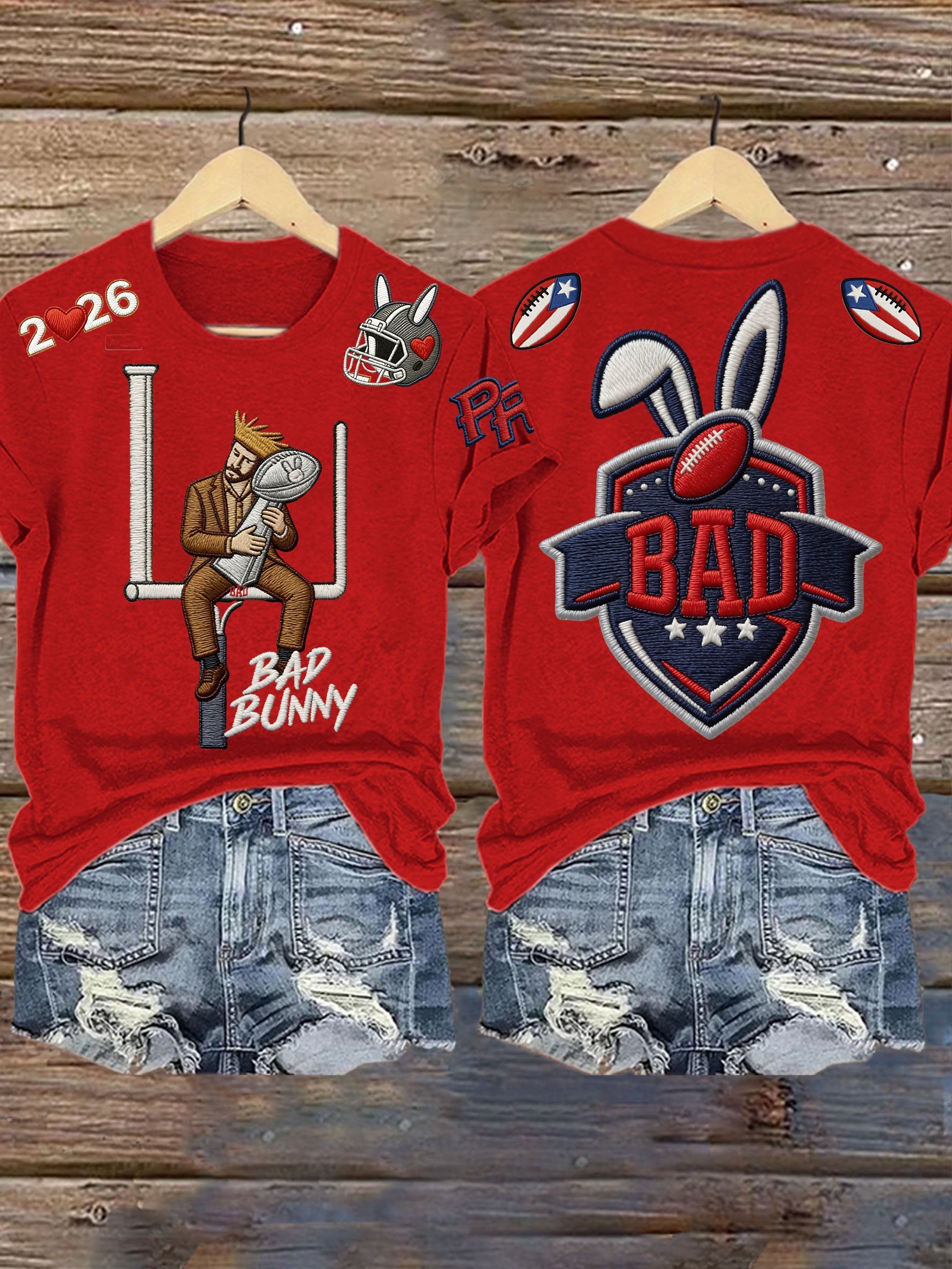 Bad Bunny Benito Bowl Football Theme LX Big Game Football Tee, The Bad Game Day Bunny Shirt