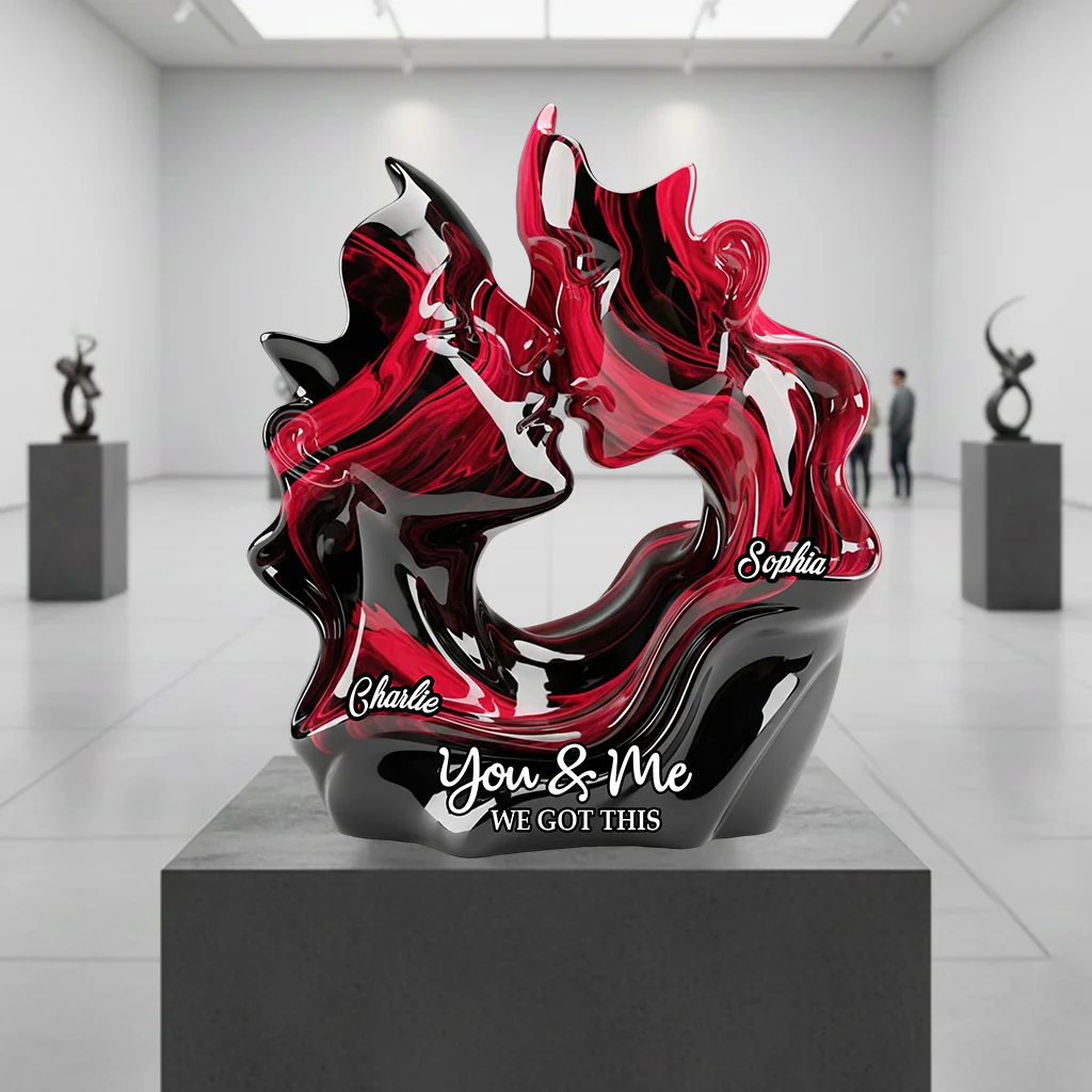 Custom Name You And Me We Got This Acrylic Plaque, Unique Gift For Couple, Unique Valentines Gifts