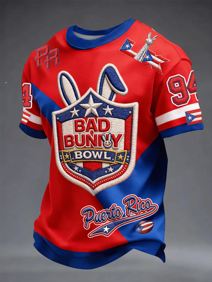 Big Game Bad Bunny 94 Shirt, Benito Bowl Football Tee, LX Super Bad Game Day Bunny Shirt