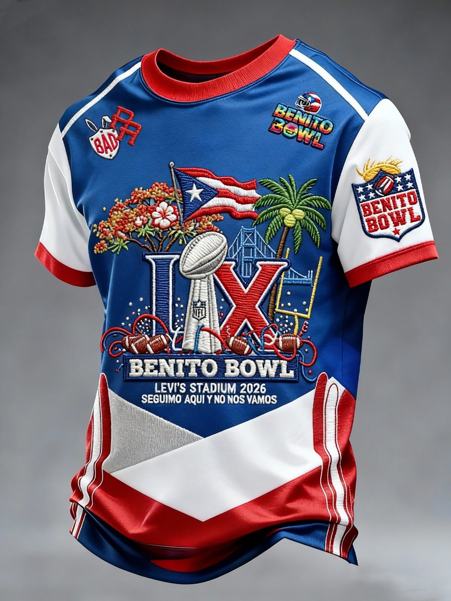 LX Big Game Super Day Bad Bunny Shirt, Benito Bowl Football Tee, LX Super Bad Game Day Bunny Shirt