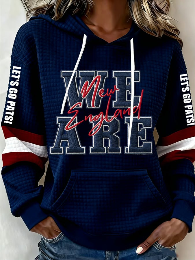 Let's Go Pats Patriots Football Hoodie, American Football Shirt The Big Game Football 2026, Football Fans Printed Shirt