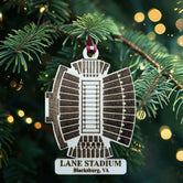 Lane Stadium Personalized Football League Stadium Ornament, Christmas Decor