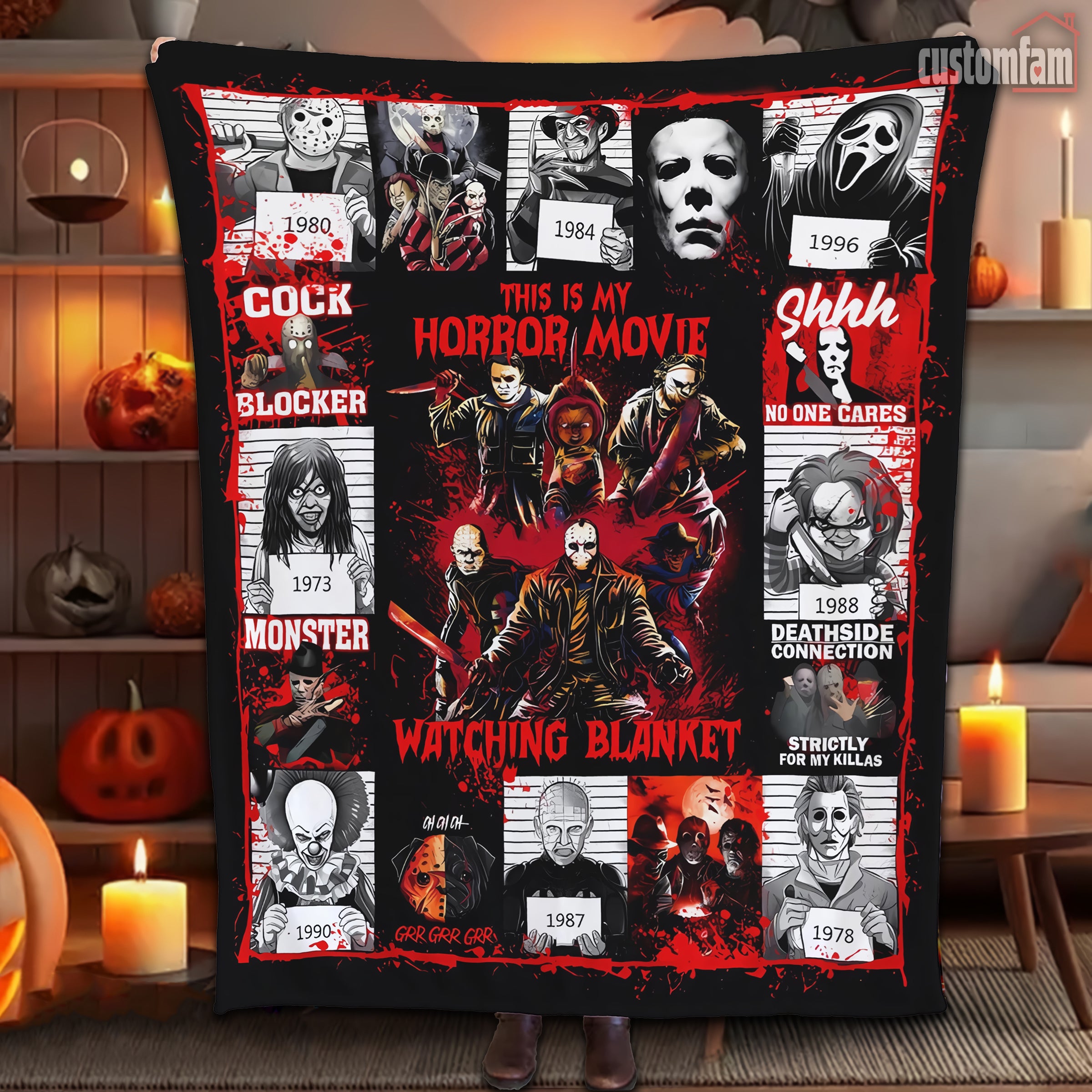 This Is My Horror Movie Watching Blanket, Horror Movie Gifts