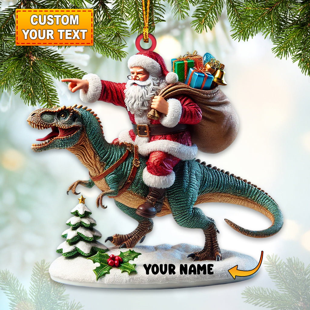 Personalized Ornament For Dinosaur, Dinosaur Christmas Decoration, Unique Christmas Tree Decor