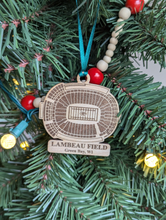 Lambeau Field Personalized Football League Stadium Ornament, Christmas Decor