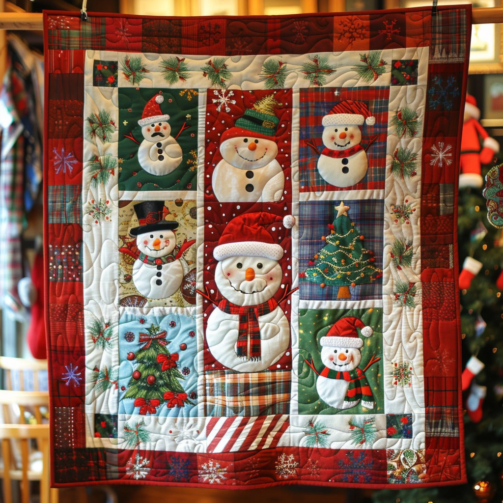 Snowman Christmas Fleece Blanket, Bedroom Decor, Christmas Gifts